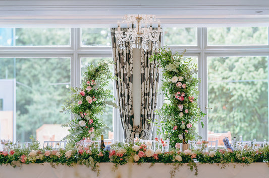 Italian Theme Floral Arch